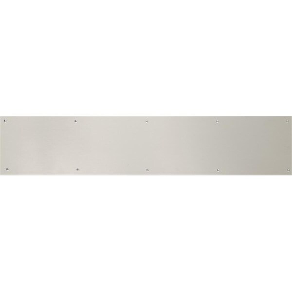 Brass Accents 6 in. x 30 in. Kick Plate Satin Nickel Magnetic Mount A09-P0630-619MAG - main